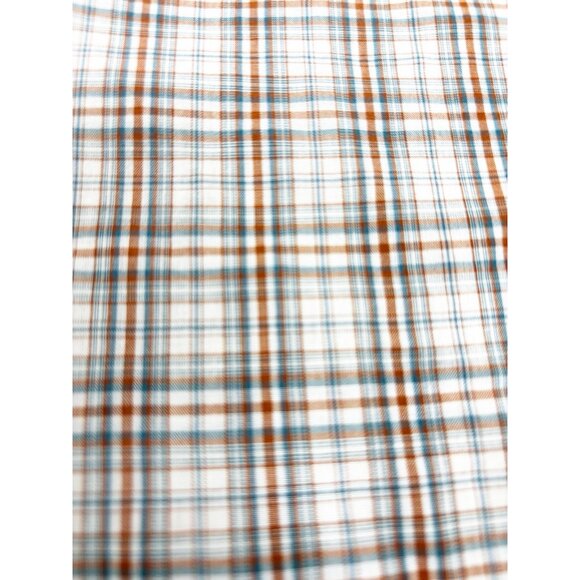 VTG Express Rider XL Western Pearl Snap Short Sleeve Plaid Shirt EUC - Picture 5 of 6